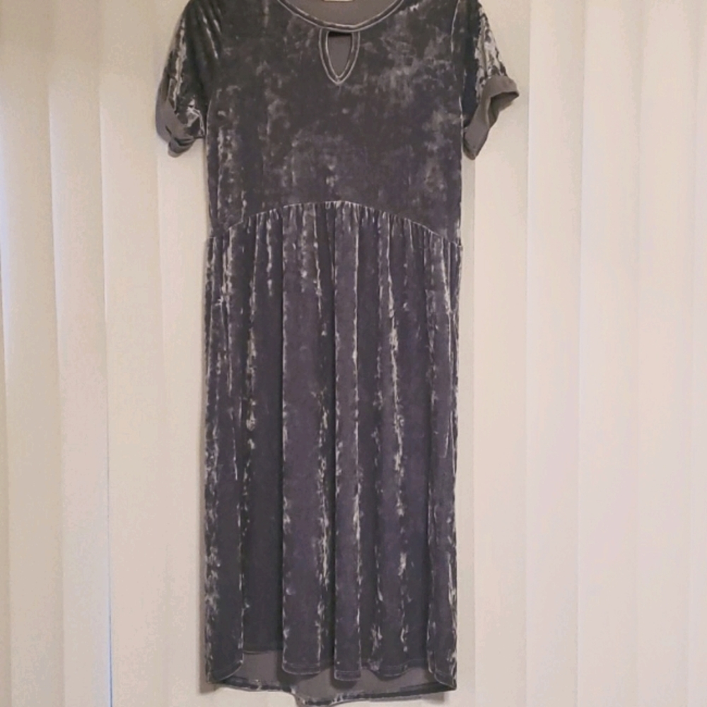 Baby blue babydoll dress